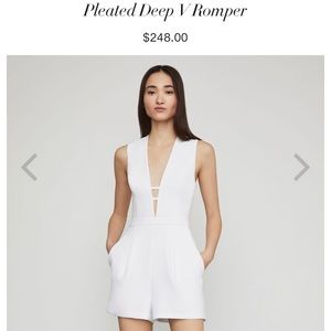 WHITE BCBGMAXAZRIA ROMPER !!!